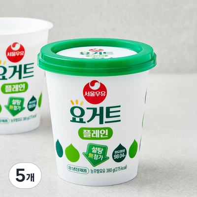  서울우유 요거트 플레인 380g [5개]