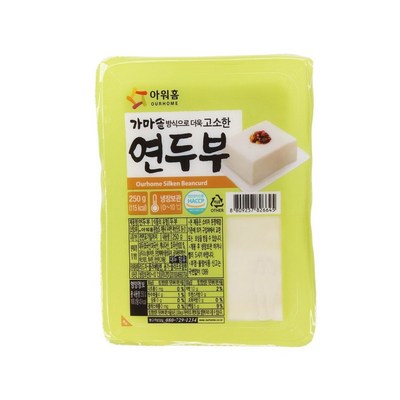 아워홈  연두부250g X20개 250g 20개