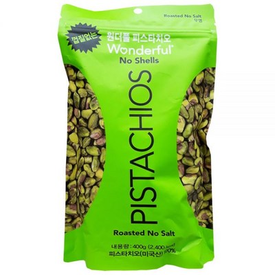 원더풀  껍질없는 피스타치오 무염 1개